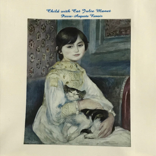 ピエール・オーギュスト・ルノワール ジュリー・マネ（あるいは猫を
