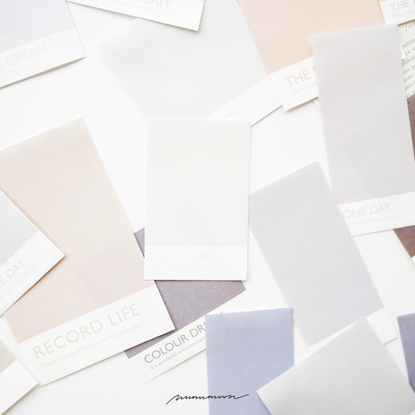 コラージュ素材 ミニペーパーセット 100枚 inspiration colors [AU461