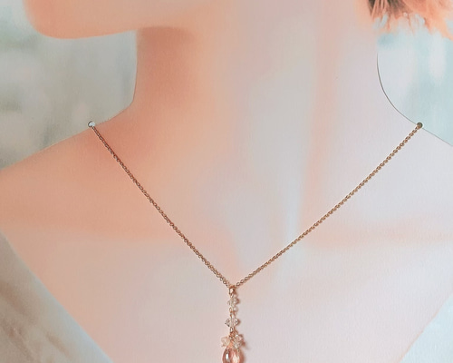 SOURCE objects ソース　ハーキマーダイヤモンド ネックレス　18K SOURCE objects ソース ハーキマーダイヤモンド ネックレス 18KΩ