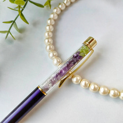 labradorite」ラブラドライト 天然石 ボールペン ギフト プレゼント