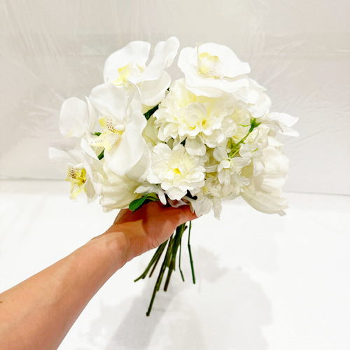 再販】胡蝶蘭のミニブーケ ウェディング 結婚式 アーティフィシャル
