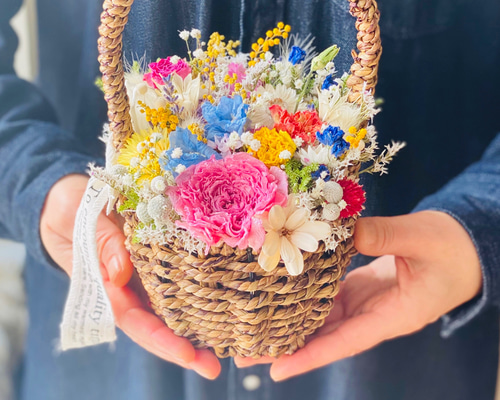本珊瑚 ブローチ フラワー 花 ナンタケットバスケット コーラル