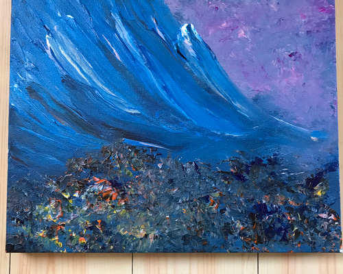 抽象画「海」 絵画 よっちくん 通販 15692118｜Creema(クリーマ