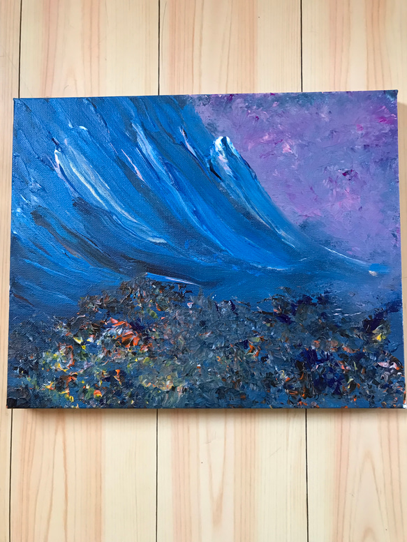 抽象画「海」 絵画 よっちくん 通販 15692118｜Creema(クリーマ)