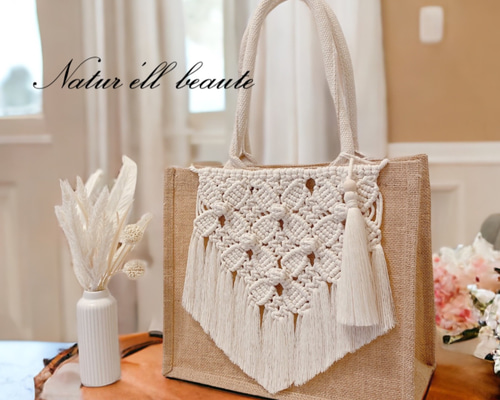 マクラメジュートbag マクラメジュートバック | Nemmy's Gallery