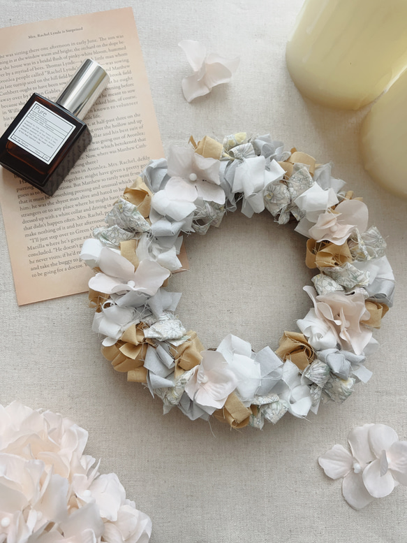 大人な北欧布リース リース mörk grön 通販 15692504｜Creema(クリーマ)