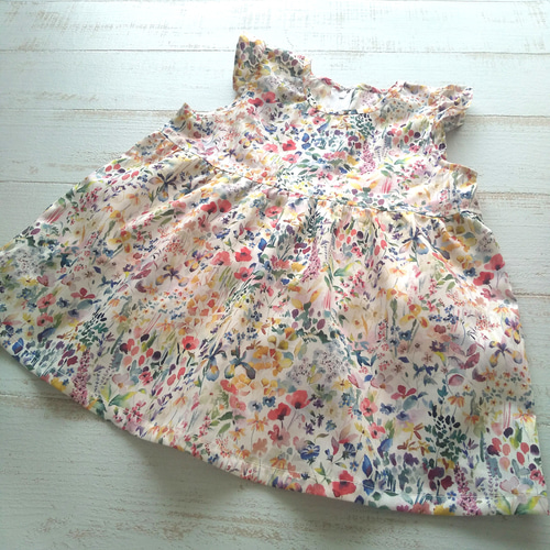 リバティ フェルダ ベビーワンピース ベビー服 ma cherie 通販｜Creema 