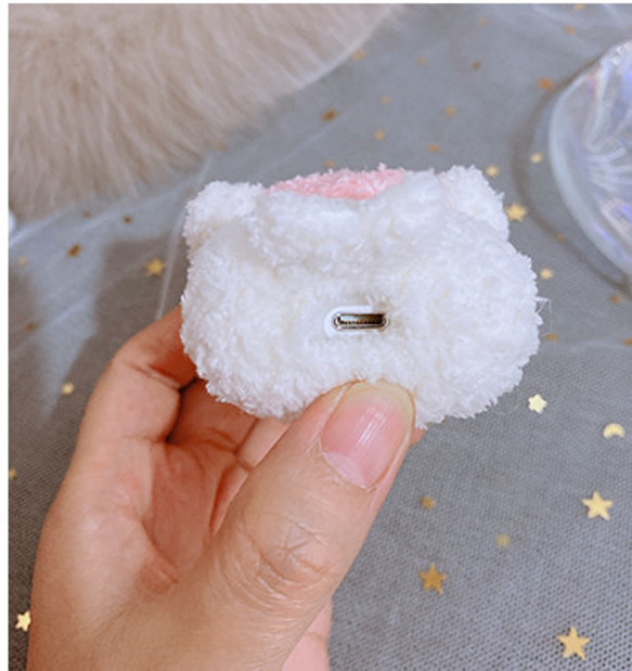 愛のアザラシ 海の動物☆毛糸 AirPods 1/2/3/pro ケースcase☆綿製手作り編織り 7枚目の画像