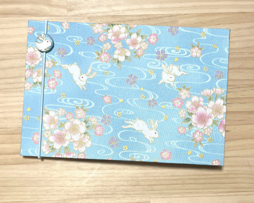 御朱印ホルダー】（大）見開き60枚 バンド付 切り絵御朱印収納ホルダー