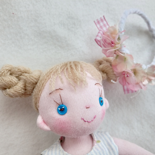 送料込】着せ替え布人形 パセリちゃん 手作り人形 布人形