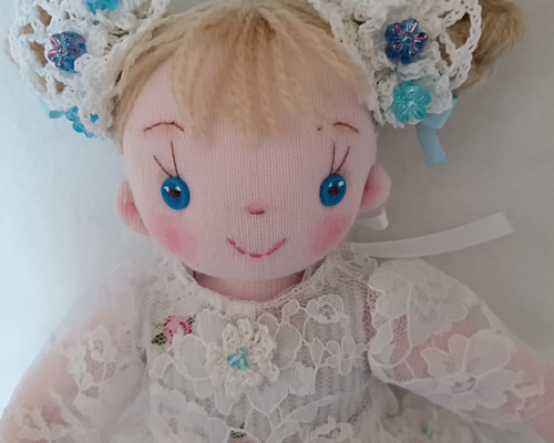 創作人形 「正義って何？」布貼り ハンドメイド 文化人形風創作人形 A 26センチ その他人形 すずきまみ 通販