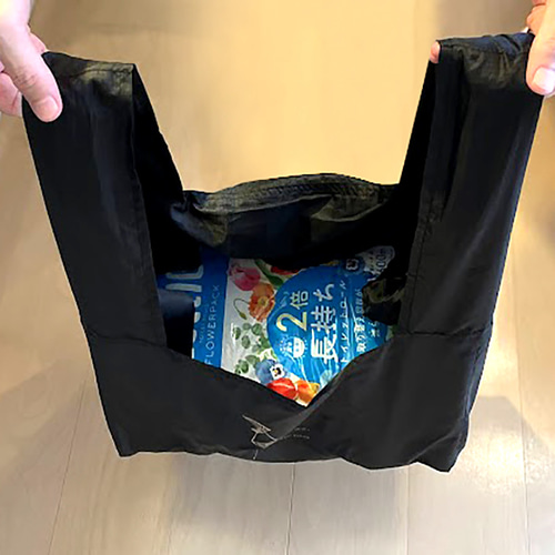 撥水！抗菌！大容量!エコバッグ（折り畳み収納ポケット付）肩掛けOK 