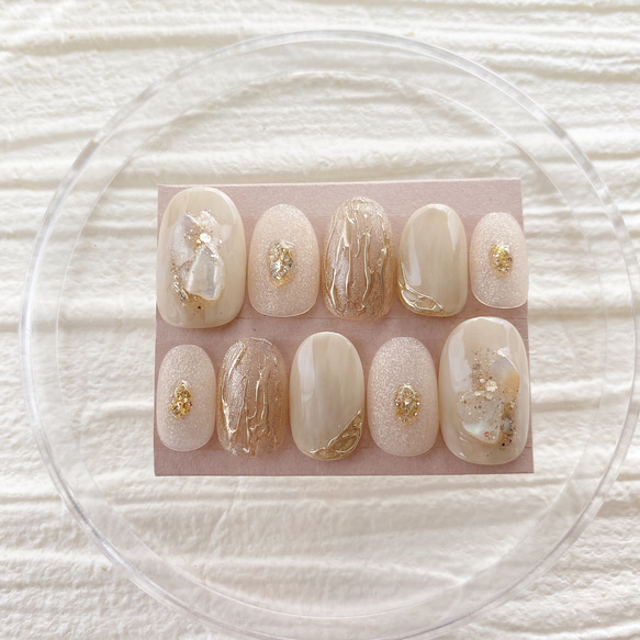 512ネイルチップ現品　ベージュ系成人式結婚式和装ニュアンス卒入学式振袖前撮り 512ネイルチップ現品　ベージュ系成人式結婚式和装ニュアンス卒入学式振袖前撮り