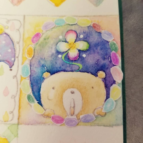 くまラッシュ！ ポストカード 2枚セット ポストカード ぷちぽんむ