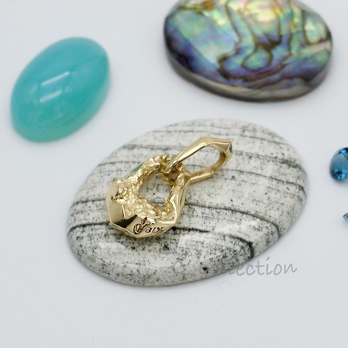 Cg-6 K18 Gold Ingot Top インゴット ペンダント トップ 18金イエロー