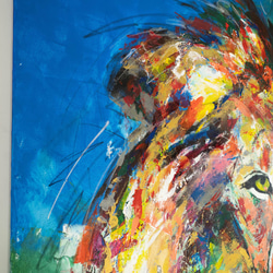 Title "LION" contemporary paint 第15張的照片