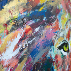 Title "LION" contemporary paint 第8張的照片