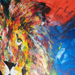 Title "LION" contemporary paint 第19張的照片