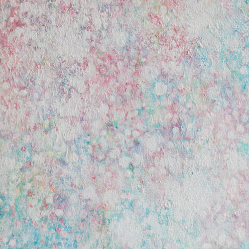原画】抽象画 さくら 約410×320×20mm F6サイズ 絵画 La couleur