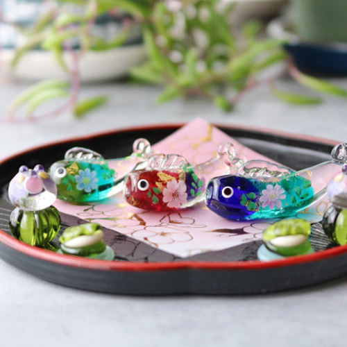 大きめ鯉のぼり　ガラス細工 大きめ鯉のぼり ガラス細工 大きめ鯉のぼり ガラス細工