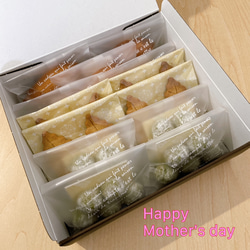 【母の日限定ギフト】☆焼き菓子BOX　13袋入（3種類）☆ 1枚目の画像