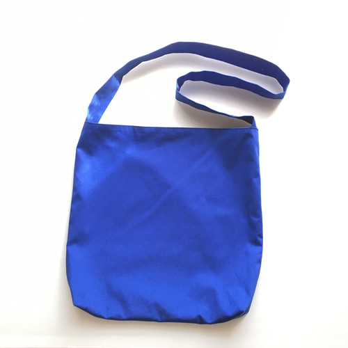 ワンハンドル スクエアバッグ(ロング) ロイヤルブルー ショルダー  