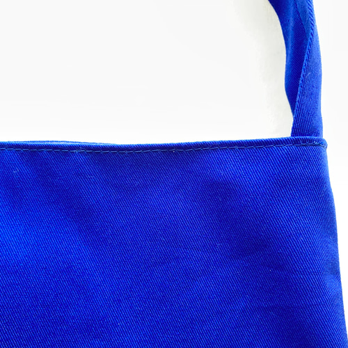 ワンハンドル スクエアバッグ(ロング) ロイヤルブルー ショルダー  