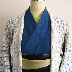 ういちゃん様ご専用ページ　オートクチュールドレスで使用する日本製高級レースで作製した、グレーのコードがおしゃれな長羽織 4枚目の画像