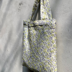 春天花布手提布袋  Spring Floral Design Bag 第5張的照片
