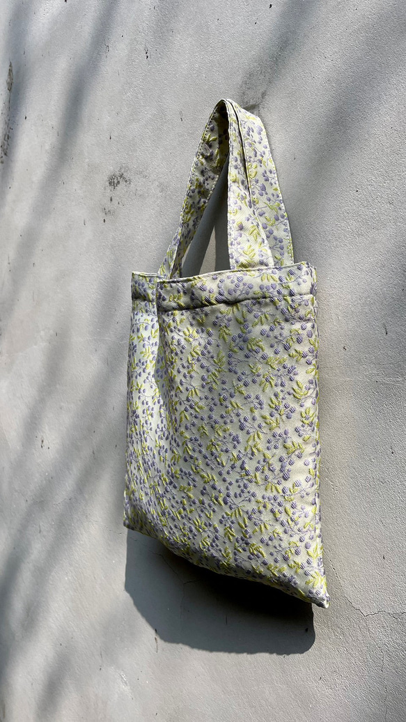 春天花布手提布袋  Spring Floral Design Bag 第5張的照片