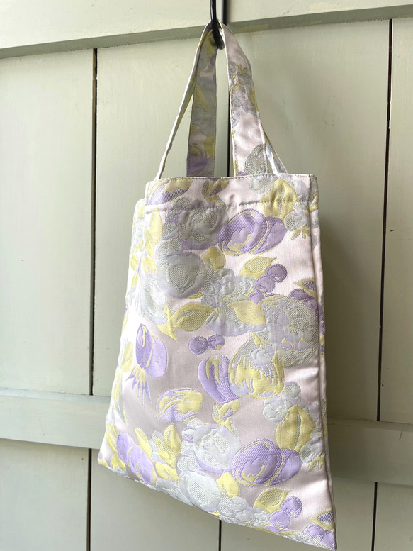 春天花布手提布袋  Spring Floral Design Bag 第3張的照片