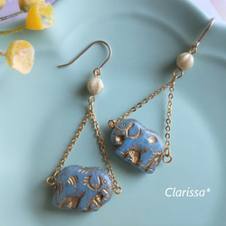 ぞう（象） ピアス（フック・チェーン） の人気通販｜Creema(クリーマ