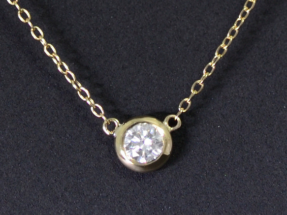Diamond_0.11ct/K18YG necklace 【Grana/グラーナ】 4枚目の画像