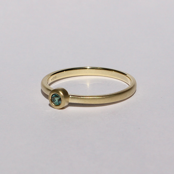 Alexandrite 2.5mm Ring / K10, K18, PT900 2枚目の画像