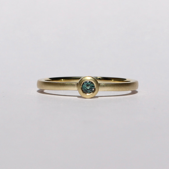 Alexandrite 2.5mm Ring / K10, K18, PT900 1枚目の画像