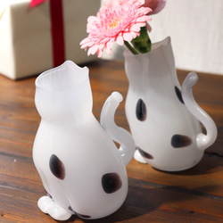 水のしずくの一輪挿し 瑠璃色 ガラス 長崎 瑠璃庵 一輪挿し・花瓶