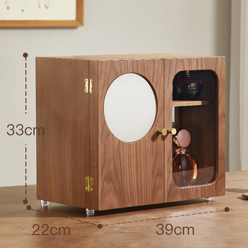 化粧品収納ボックス ドレッサー 小物収納 木製雑貨 2段小引き出し