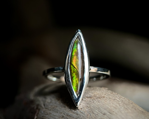 アンモライト超美品 アンモライト ファンシーカット カナダ産 3.22ct【240815-2332