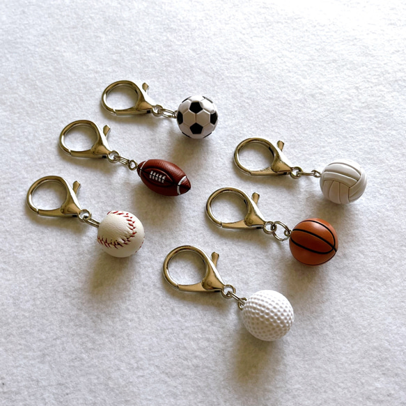 選べる6種 スポーツ キーホルダー その他アクセサリー 🦮ストラップと
