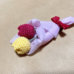 かぎ編みチューリップの花束 2枚目の画像