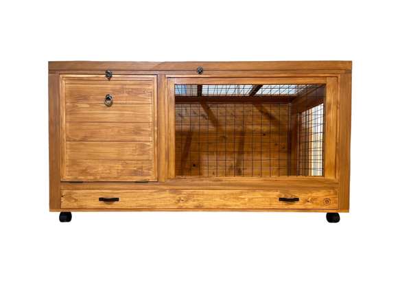 木製ケージ　ウサギ小屋　ネコの家　ペット小屋　サークル　動物　フェレット　チンチラ　屋外 