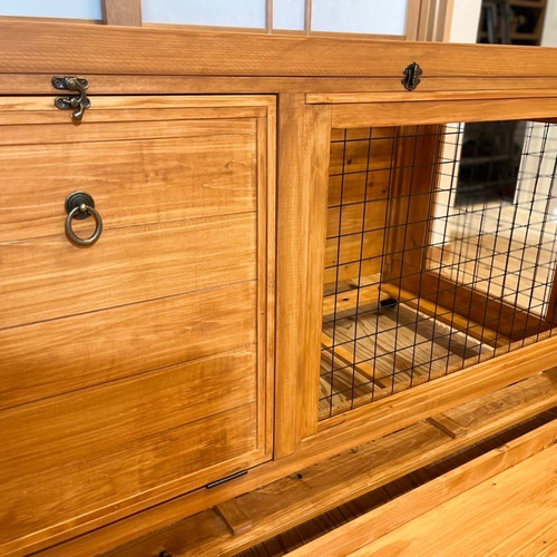 木製ケージ ウサギ小屋 ネコの家 ペット小屋 サークル 動物 フェレット