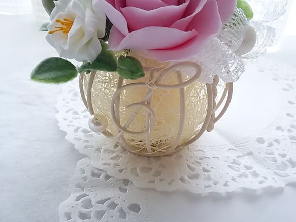 ❁可愛的音符造型粘土插花【Neiro】仙女❁ 第9張的照片