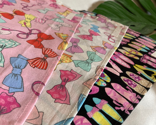 A4ランチョンマット3枚セット入園入学ランチクロスナフキン☆リボン