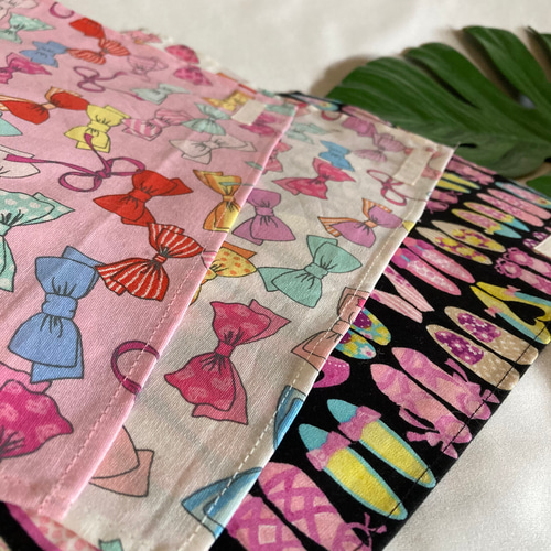 A4ランチョンマット3枚セット入園入学ランチクロスナフキン☆リボン