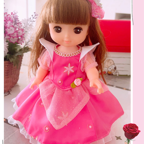 2点セット ホワイトサロペット メルちゃん ソランちゃん 服