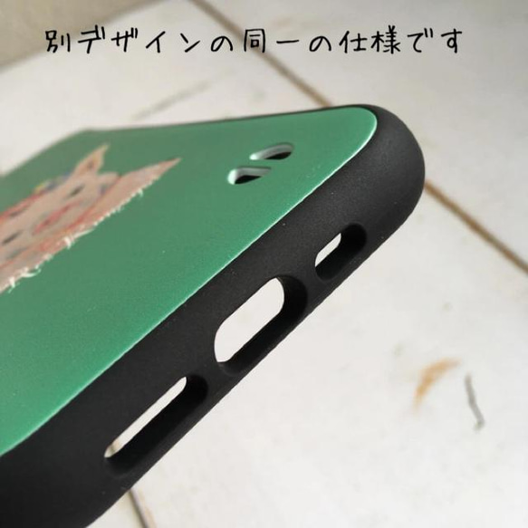 オリジナルデザインのiPhoneケース【バンビ店長】持ちやすく衝撃に強いグリップケース 4枚目の画像