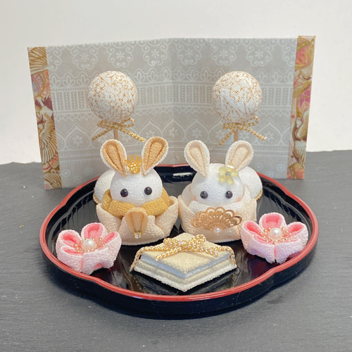 つまみ細工 ひなまつり ひな飾り 雛人形 ひな人形・雛飾り hana to