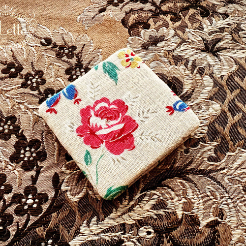 フランスアンティークミラー 花模様付き フランスアンティークミラー 花模様付き