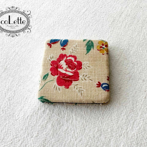 フランスアンティークミラー 花模様付き フランスアンティークミラー 花模様付き